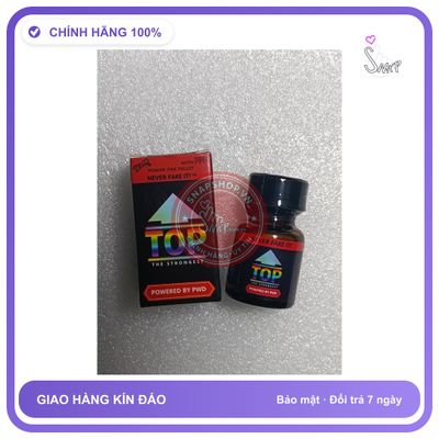 Chai hít tăng khoái cảm Popper TOP 10ml Chính hãng Popper 10ml cho top, mạnh phê lâu, chống xìu, che tên sản phẩm bảo mật kín đáo chính hãng