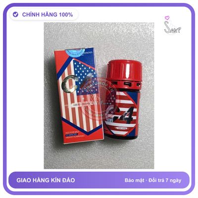 Chai hít tăng khoái cảm Popper C4 40ml Popper 40ml Mỹ, Cực Mạnh, cho ng lờn, lâu năm, che tên sản phẩm bảo mật kín đáo
