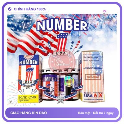 Chai hít tăng khoái cảm Popper NUMBER 40ml Popper 40ml USA, Cho Ng Lờn Nặng, Kích Thích Cực Mạnh, Hiệu Quả Tức Thì