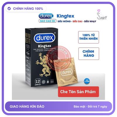 Bao cao su durex Bao cao su durex, mỏng vừa khít, hộp 12 cái, che tên sản phẩm bảo mật kín đáo