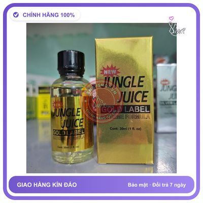 Chai hít tăng khoái cảm Popper Jungle Juice 30ml Popper 30ml USA Hàng Chính Hãng, che tên sản phẩm bảo mật kín đáo Khi Mua Hàng