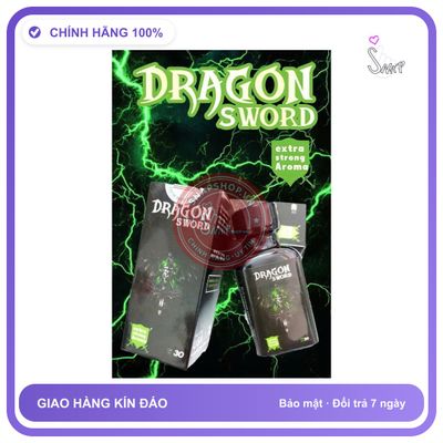 Chai hít tăng khoái cảm Popper Dragon Sword 30ml Popper 30ml USA, mẫu mới, kích thích cực mạnh, hiệu quả tức thì,phê lâu