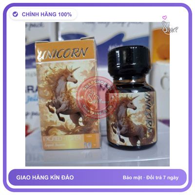 Chai hít tăng khoái cảm Popper UNICORN 10ml Popper 10ml Usa Cao Cấp, che tên sản phẩm bảo mật kín đáo