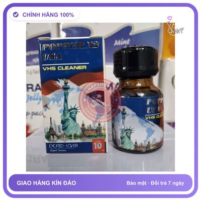 Chai hít tăng khoái cảm Popper POPPER X2 USA 10ml Popper 10ml, Mỹ Chính Hãng, che tên sản phẩm bảo mật kín đáo