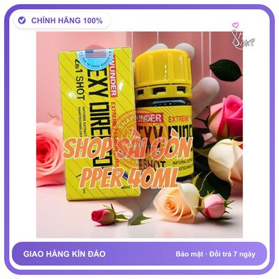 Chai hít tăng khoái cảm Popper WUNDER 40ml Chai hít Popper 40ml, dòng chính hãng, cực mạnh, che tên sản phẩm bảo mật kín đáo