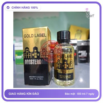 Chai hít tăng khoái cảm Popper GOLD LABEL 30ml Popper, 30ml USA, Hàng Chính Hãng, Mạnh, Phê Lâu, che tên sản phẩm bảo mật kín đáo