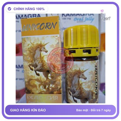 Chai hít tăng khoái cảm Popper UNICORN 40ml Popper 40ml Dòng Usa Cao Cấp, Mạnh Phê Lâu,che tên sản phẩm bảo mật kín đáo
