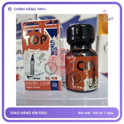 Chai hít tăng khoái cảm Popper TOP 10ml Popper 10ml Cho Top, Dìng Mạnh Cao Cấp, che tên sản phẩm bảo mật kín đáo