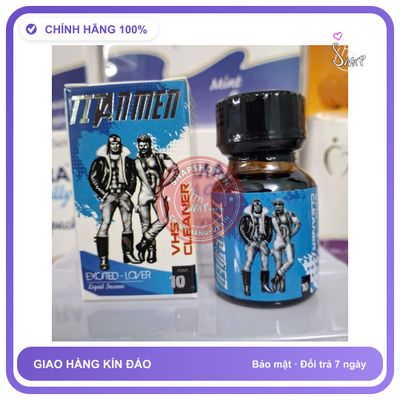 Chai hít tăng khoái cảm Popper TITANMEN 10ml Popper 10ml USA, Kích Thích hưng phấn cực mạnh, tác dụng nhanh tức thì, che tên sản phẩm bảo mật kín đáo
