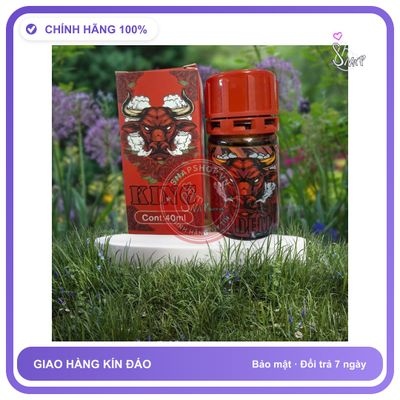 Chai hít tăng khoái cảm Popper KING 40ml Popper, 40ml, Dòng Mạnh, Cho Ng Lờn,che tên sản phẩm bảo mật kín đáo