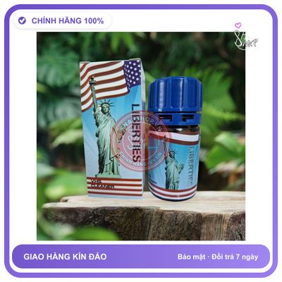 Chai hít tăng khoái cảm Popper LIBERTIES 40ml Popper, 40ml USA, Hàng Cao Cấp, Cực Mạnh, che tên sản phẩm bảo mật kín đáo