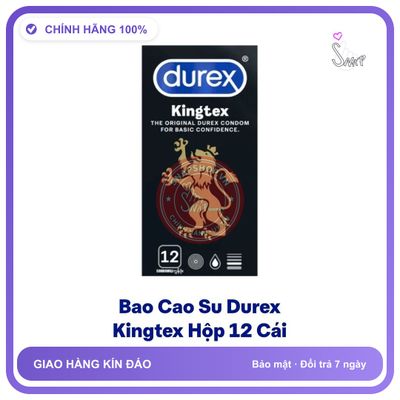 Bao cao su Durex Chính hãng Bao cao su durex hộp 12 cái chính hãng, che tên sản phẩm bảo mật kín đáo