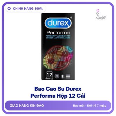 Bao cao su durex Chính hãng Bao cao su durex, hộp 12 cái,che tên sản phẩm bảo mật kín đáo