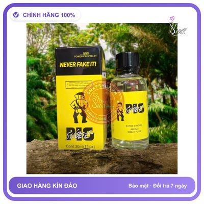 Chai hít tăng khoái cảm Popper PIG 30ml Popper 30ml USA, Hàng Chính Hãng, Cực Mạnh, Phê Lâu, che tên sản phẩm bảo mật kín đáo, SP