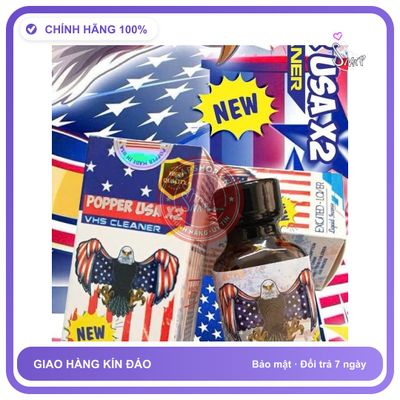 Chai hít tăng khoái cảm Popper POPPER USA 30ml Popper 30ml USA, Hàng Cao Cấp, che tên sản phẩm bảo mật kín đáo