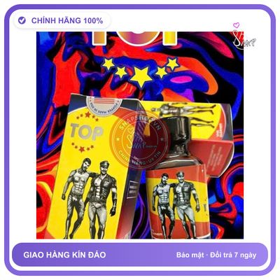 Chai hít tăng khoái cảm Popper TOP 30ml Popper 30ml USA, Cho Top, Cực phê, Không Xìu, che tên sản phẩm bảo mật kín đáo