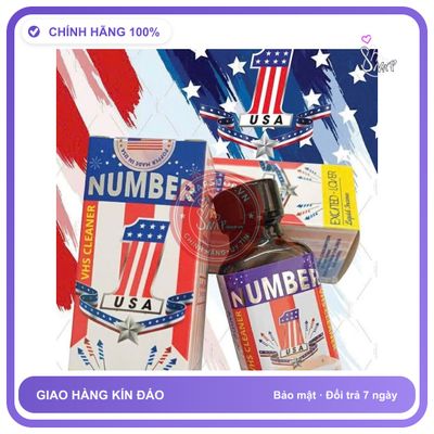 Chai hít tăng khoái cảm Popper NUMBER 30ml Popper 30ml USA, Hàng Chính Hãng, che tên sản phẩm bảo mật kín đáo