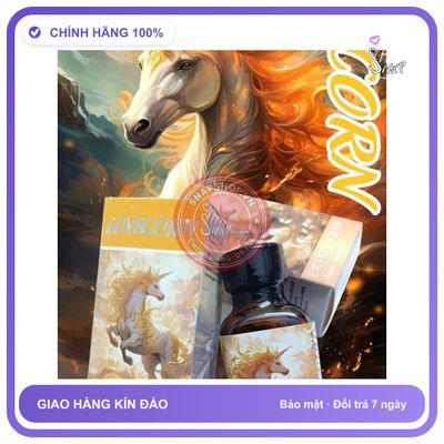 Chai hít tăng khoái cảm Popper UNICORN 30ml che tên sản phẩm bảo mật kín đáo Popper 30ml USA, Hàng Chính Hãng,Dòng Cao Cấp Cực Mạnh, Giá Tốt