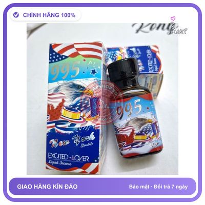 Chai hít tăng khoái cảm Popper 995 30ml che tên sản phẩm bảo mật kín đáo Popper Mỹ 30ml, Hàng Chính Hãng, Cực Mạnh, Giá Tốt