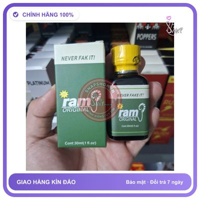 Chai hít tăng khoái cảm Popper ram 30ml che tên sản phẩm bảo mật kín đáo Popper 30ml USA, Hàng Chính Hãng, Cực Mạnh, Giá Sỉ