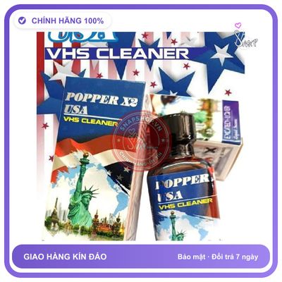 Chai hít tăng khoái cảm Popper 30ml Popper 30ml USA, Cục Mạnh, Phê Lâu, che tên sản phẩm bảo mật kín đáo