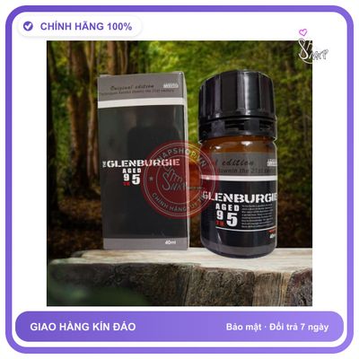 Chai hít tăng khoái cảm Popper THE GLENBURGIE 40ml che tên sản phẩm bảo mật kín đáo Popper 40ml USA, Hàng Chính Hãng, Kích Thích Hưng Phấn Cực Mạnh, H