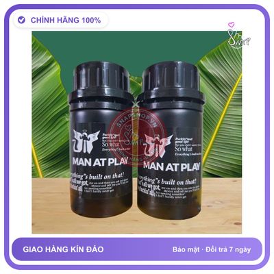 Chai hít tăng khoái cảm Popper MAN AT PLAY 40ml Popper khô 40ml, Hàng Mỹ, Chính Hãng, che tên sản phẩm bảo mật kín đáo