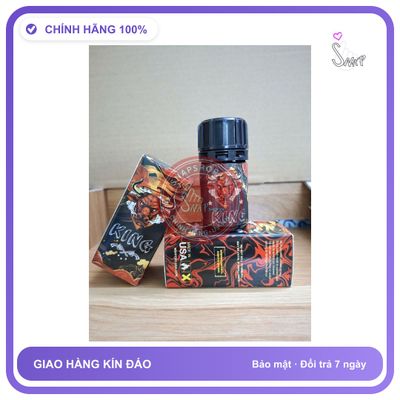 Chai hít tăng khoái cảm Popper KING 40ml Sỉ lẻ Popper, chai 40ml, USA Hàng Chính Hãng, che tên sản phẩm bảo mật kín đáo