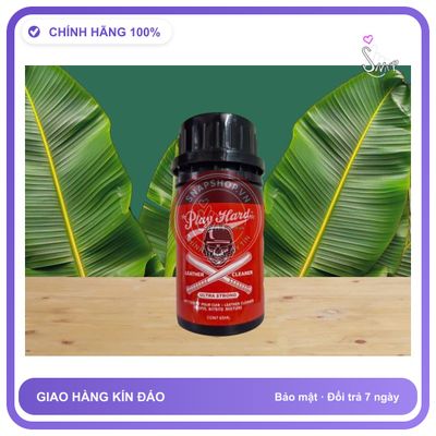Chai hít tăng khoái cảm Popper Play Hard 40ml Popper khô 40ml, Dòng Cực Mạnh, Phê Lâu, Kéo Dài, che tên sản phẩm bảo mật kín đáo