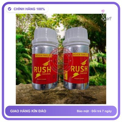 Chai hít tăng khoái cảm Popper RUSH 40ml Popper khô 40ml Dòng Cao Cấp Cực Mạnh, Phê Lâu,Phê Tới Đỉnh, che tên sản phẩm bảo mật kín đáo