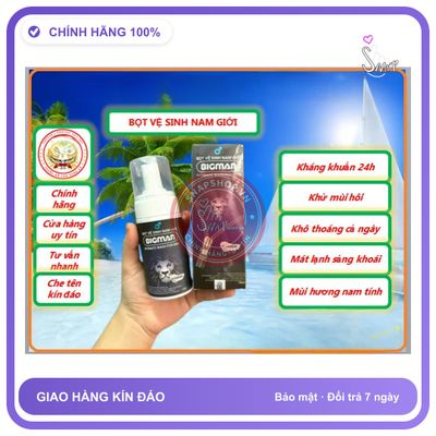 bigman 100ml Dung dịch vệ sinh nam Bigmen 100ml