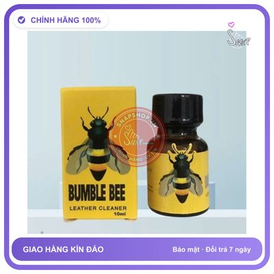 Chai hít tăng khoái cảm Popper BUMBLE BEE 10ml Popper 10ml Con Ong, Hàng Chính Hãng, che tên sản phẩm bảo mật kín đáo