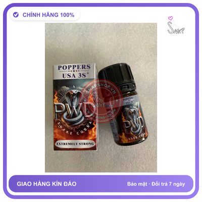 Chai hít tăng khoái cảm Popper POPPERS 40ml Popper 40ml PWD Dòng Cực Mạnh, Phê Lâu, Cho Ng Lờn, che tên sản phẩm bảo mật kín đáo