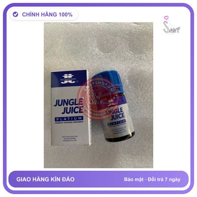 Chai hít tăng khoái cảm Popper lockerroom 40ml Popper 40ml Jungle Juice, Hàng Chính Hãng, Cực Mạnh, Phê Lâu, che tên sản phẩm bảo mật kín đáo