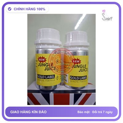 Chai hít tăng khoái cảm Popper Jungle Juice 50ml Popper khô 50ml, Dòng Cao Cấp, Cực Mạnh, Giảm giá sốc, che tên sản phẩm bảo mật kín đáo