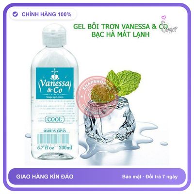 Gel bôi trơn Vanessa & Co Gel Bôi Trơn Mát Lạnh, Tăng Cảm Giác Cực Sướng, Kéo Dài Thời Gian Quan Hệ