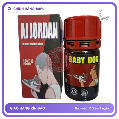 Chai hít tăng khoái cảm Popper BABY DOG 40ml Popper AJ JORDAN 40ml, Phê Tới Não, che tên sản phẩm bảo mật kín đáo