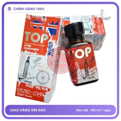Chai hít tăng khoái cảm Popper TOP 30ml Popper 30ml Cho Top, Cương Lâu, Chống Xìu, Phê Lâu, che tên sản phẩm bảo mật kín đáo