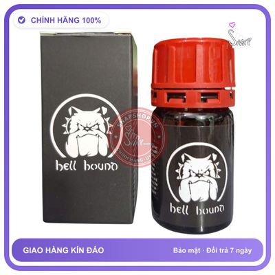 Chai hít tăng khoái cảm Popper hell bound 40ml Popper Bell Bound 40ml, Cực Mạnh, Phê xuyên não, che tên sản phẩm bảo mật kín đáo