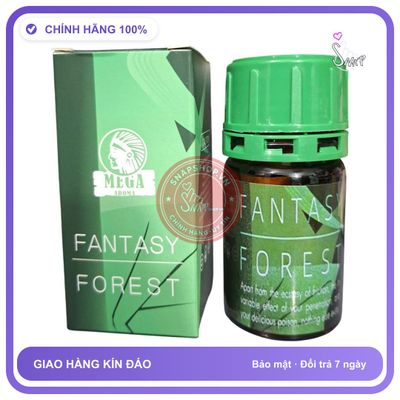 Chai hít tăng khoái cảm Popper MEGA AROMA 40ML Popper Fantasy Forest 40ML, Cực Mạnh Phê xuyên não, che tên sản phẩm bảo mật kín đáo