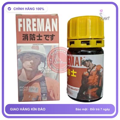 Chai hít tăng khoái cảm Popper FIREMAN 40ml Popper Fireman 40ml, Hàng Chính Hãng, Cực Mạnh, Phê Tới Não, che tên sản phẩm bảo mật kín đáo