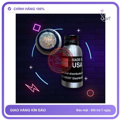 Chai hít tăng khoái cảm Popper PAC-WEST 30ml Popper khô 30ml, Hàng Chính Hãng, Cực Mạnh, giảm giá, che tên sản phẩm bảo mật kín đáo