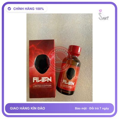 Chai hít tăng khoái cảm Popper ALIEN 30ml Popper 30ml, USA, Hàng Chính Hãng, giảm giá, che tên sản phẩm bảo mật kín đáo