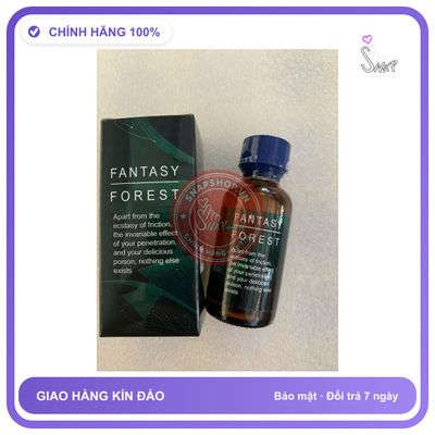 Chai hít tăng khoái cảm Popper FANTASY FOREST 30ml Popper 30ml USA, Hàng Chính Hãng, Cực Mạnh, Phê Lâu,ko nhức đầu,che tên sản phẩm bảo mật kín đáo