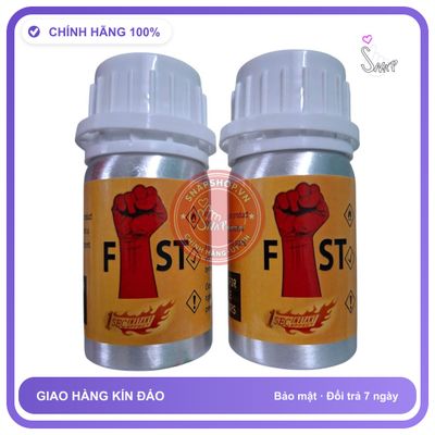 Chai hít tăng khoái cảm Popper FIST 50ml Popper khô 50ml, Dòng Cực Mạnh, Cho Ng Lờn, che tên sản phẩm bảo mật kín đáo