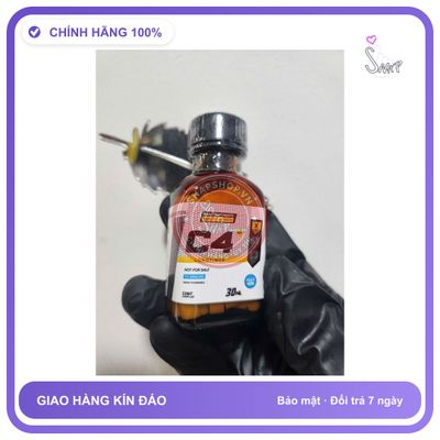 Chai hít tăng khoái cảm Popper C4 30ml Popper khô 30ml, mẫu mới, cực mạnh,phê lâu, che tên sản phẩm bảo mật kín đáo
