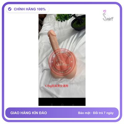 Đồ chơi người lớn Sexy toy dương vật giả, điều chỉnh lên xuống, silicon cao cấp, che tên sản phẩm bảo mật kín đáo