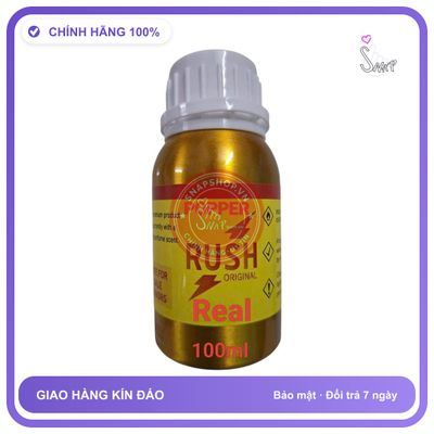 Chai hít tăng khoái cảm Popper POPPER RUSH 100ml Popper khô 100ml rush real usa, phê kéo dài
