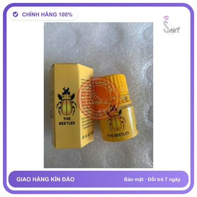 Chai hít tăng khoái cảm Popper THE BEETLES 20ml Popper khô 20ml, hàng real, cực mạnh, phê lâu