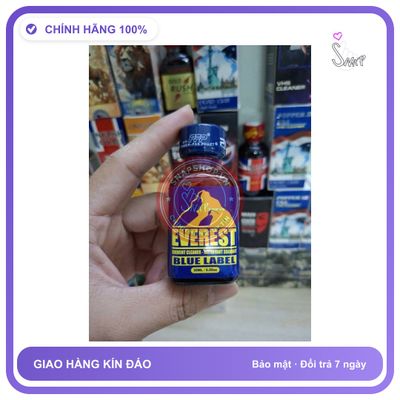 Chai hít tăng khoái cảm Popper EVEREST 30ml Popper 30ml, hàng mỹ, nhập khẩu chính hãng, cực mạnh, phê xuyên não